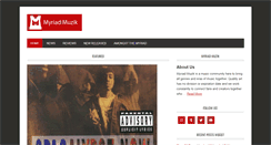 Desktop Screenshot of myriadmuzik.com